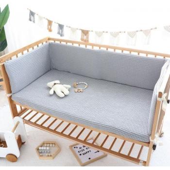 200Cm Baby Wieg Bumper Kussen Wasbaar Anti-Collision voor Pasgeborenen