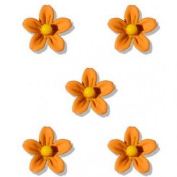 Salon Quality 3D Flower Nail Alloy Ornaments 5Pcs