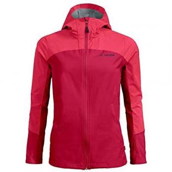 Kraftstoff‑Skarvan Damenjacke – Softshell, Cranberry, EU36