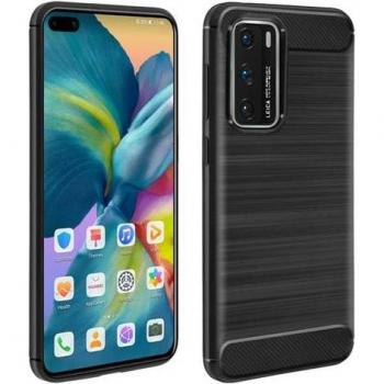 Protezione Avizar Huawei P40 – Cover Silicone in Nero Carbonio