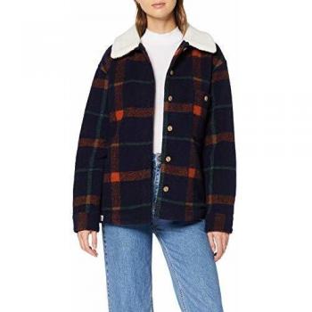 Chaqueta Superdry Lamber, Negro (Black Check Q22), Talla 36 para Mujer