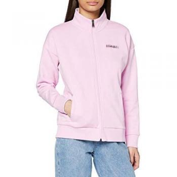 Napapijri Damen BHYAMOLI FZ Sweatshirt, Petal PINK P841, Medium