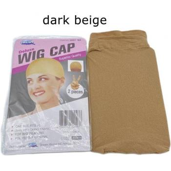 Polyester Beige Wig Weaving Net Duo