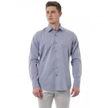 Bagutta Gray Cotton Shirt