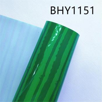 A4 20*33CM Classic Watermelon PVC Fabric with Transparent UV Print
