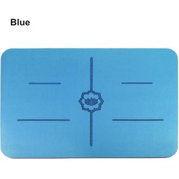 Tapis de Méditation Antidérapant en Caoutchouc PU avec Genouillère, 40x60cm pour Yoga et Fitness à Domicile