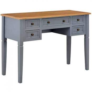 Writing Desk White 109.5x45x77.5 cm Wood