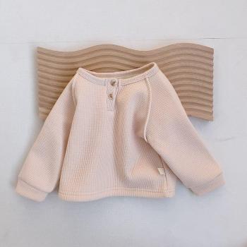 Veste bébé tricot coton manches longues