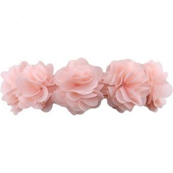 Diadema Infantil de Flor y Gasa