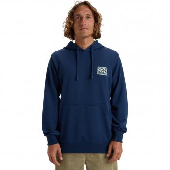 Sweat-shirt à capuche Billabong Foundation bleu marine et blanc – Taille XL