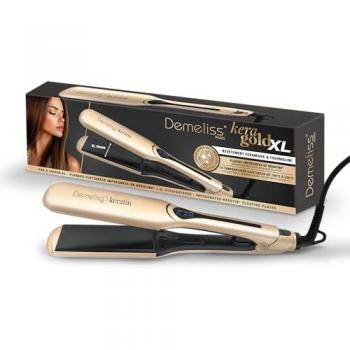 Saint Algue Kera Gold XL plancha de pelo con placas anchas