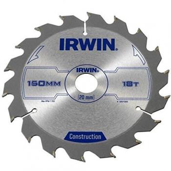 IRWIN® IRW1897089 Construction Circular Saw Blade 150 x 20mm x 18T ATB