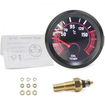 Capteur de surpression 2,52 mm avec affichage temp. eau/huiles, pression huile, volts et tachymètre