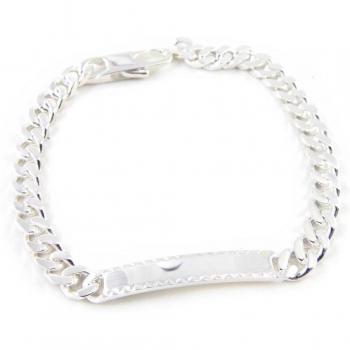 Silver Bracelet “Identità” 20 cm 6 mm