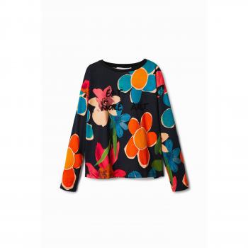 Ebony Flower Graphic Shirt – 5/6