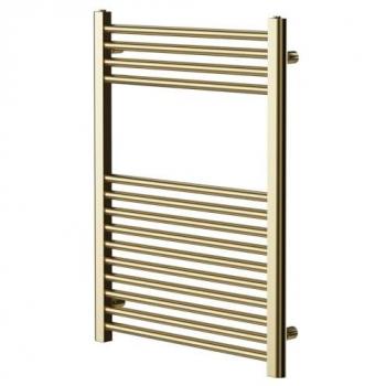 800 mm × 600 mm Pizarro Brushed Brass Towel Heater