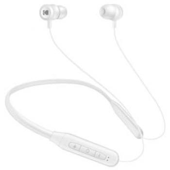 Auriculares intrauditivos Kodak Ultra 100+ blancos con silicona