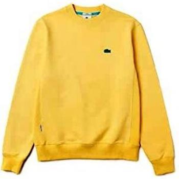 Sudadera LACOSTE L!VE SH2772, Unisex, Amarillo (Napolitain)