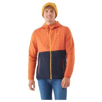 Felpa Viking con zip Creek arancione/navy L