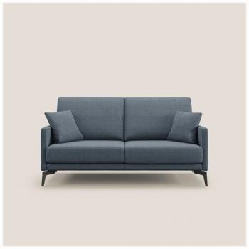 Divano Blu Saturno 160 cm in Tessuto Morbido Impermeabile
