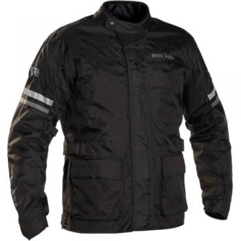 Giacca Moto Richa Buster Long Impermeabile Tessile Nera 6XL