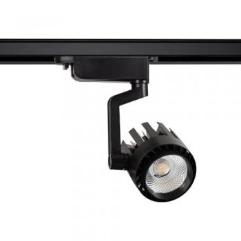 Foco LED Monofásico 30 W “Dora” – Color Negro, Luz Cálida 3000 K