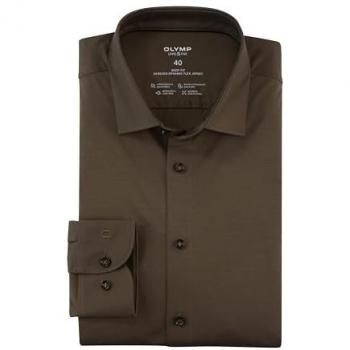 OLYMP Businesshemd Level Five body fit Jerseyshirt in Jersey Qualität