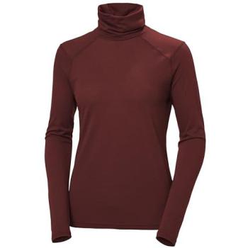 Women’s Helly Hansen Red Durawool High Neck Base Layer, XL