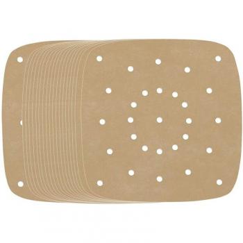 Papier silicone pour friteuse à air, 200 feuilles carrées de 7,5 pouces