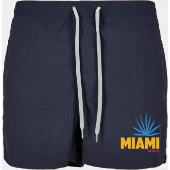 Pantaloni Corti da Mare Miami Beach Mister Tee Blu Navy XL