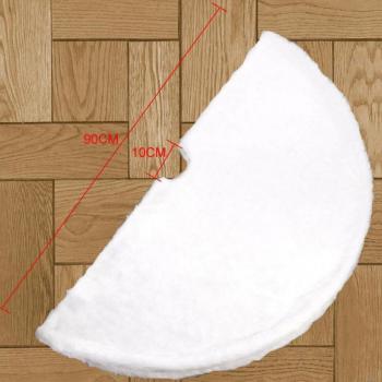 78/90cm White Christmas Tree Skirt