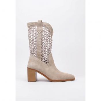 Bota Cowboy Patrizia Mujer 38 Beige