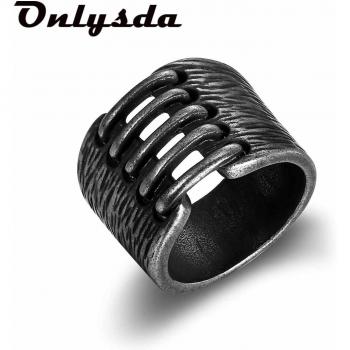 Retro Viking Hammer Men’s Leather‑Free Ring