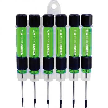 Green Hexlobe Specialist Screwdriver Set (DK‑703)