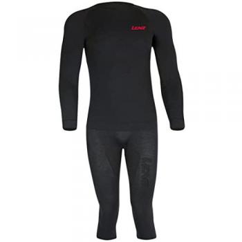 Lenz Merino Base Layer Set Black 2XL-3XL Men