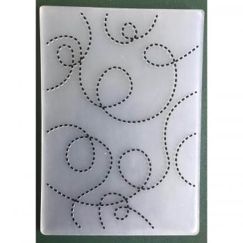 Tree Leaf Embossed Scrapbook Folder