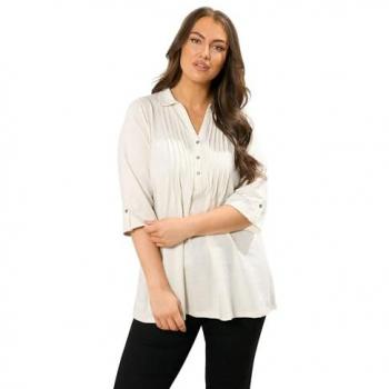 T-shirt Evans Henley à Pli Naturel