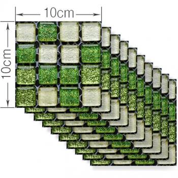 10pcs Bathroom Mosaic Tile Stickers