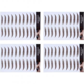 Set 4 Faux Sourcils 6D – Autocollants Stylés