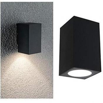 Paulmann Flame Wall Light – 10.3 cm, 1‑Bulb, Anthracite Finish