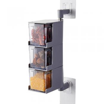 Wall-Mounted Spice Container Set