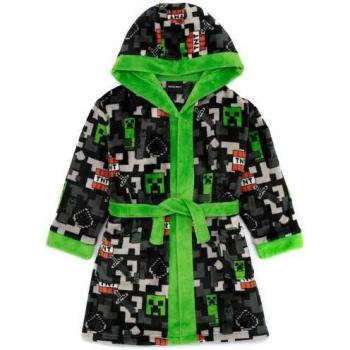Minecraft Boys Creeper TNT House Coat