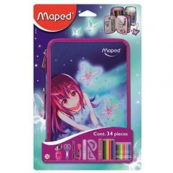 Maped Butterfly Dual Pencil Case
