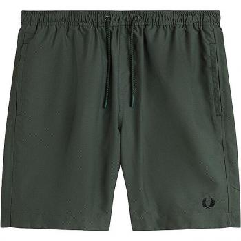 Short de Bain Vert Foncé Fred Perry