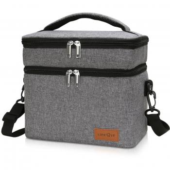 ChillMate 9L Dual‑Section Lunch Box – Soft, Leak‑Proof Cooler for Adults & Kids