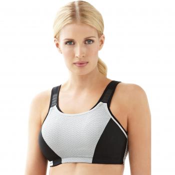 UltraSupport Plus 42D Black Sports Bra