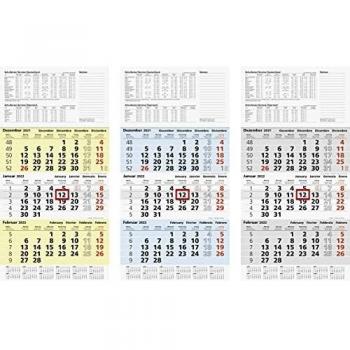 Drei‑Monats‑Kalender 10 Blatt – Brunnen 1070210952