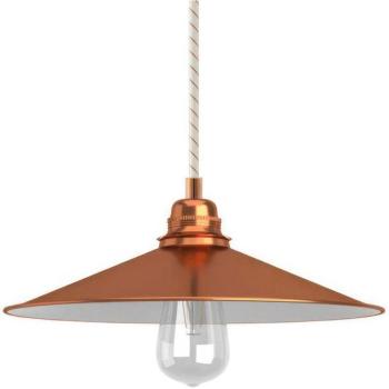 Suspension « Design Italien – Finition Métallique – Suspension Textile »