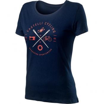 Maglia Castelli Sarto Blu Scuro L per Donne