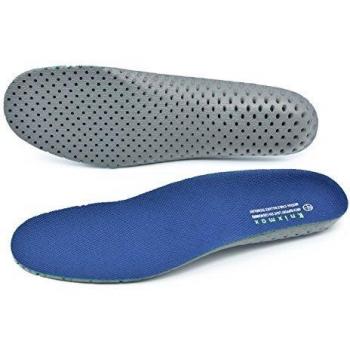 Knixmax Walking/Hiking Insole Inserts with Arch Support and Shock Absorption, Breathable Mesh, Navy